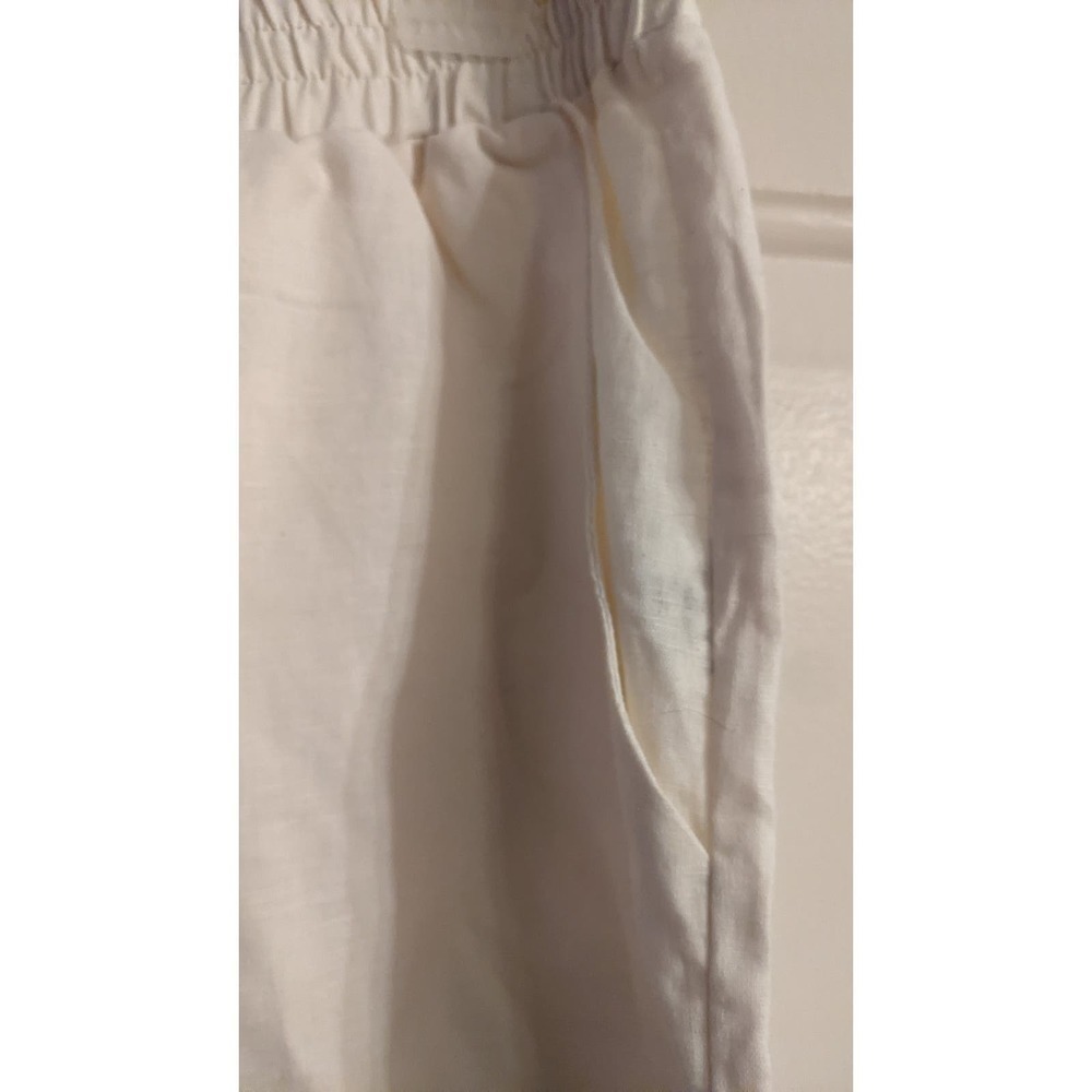 Amazhiyu Linen Cropped Pants, Medium NWT - Picture 3 of 12